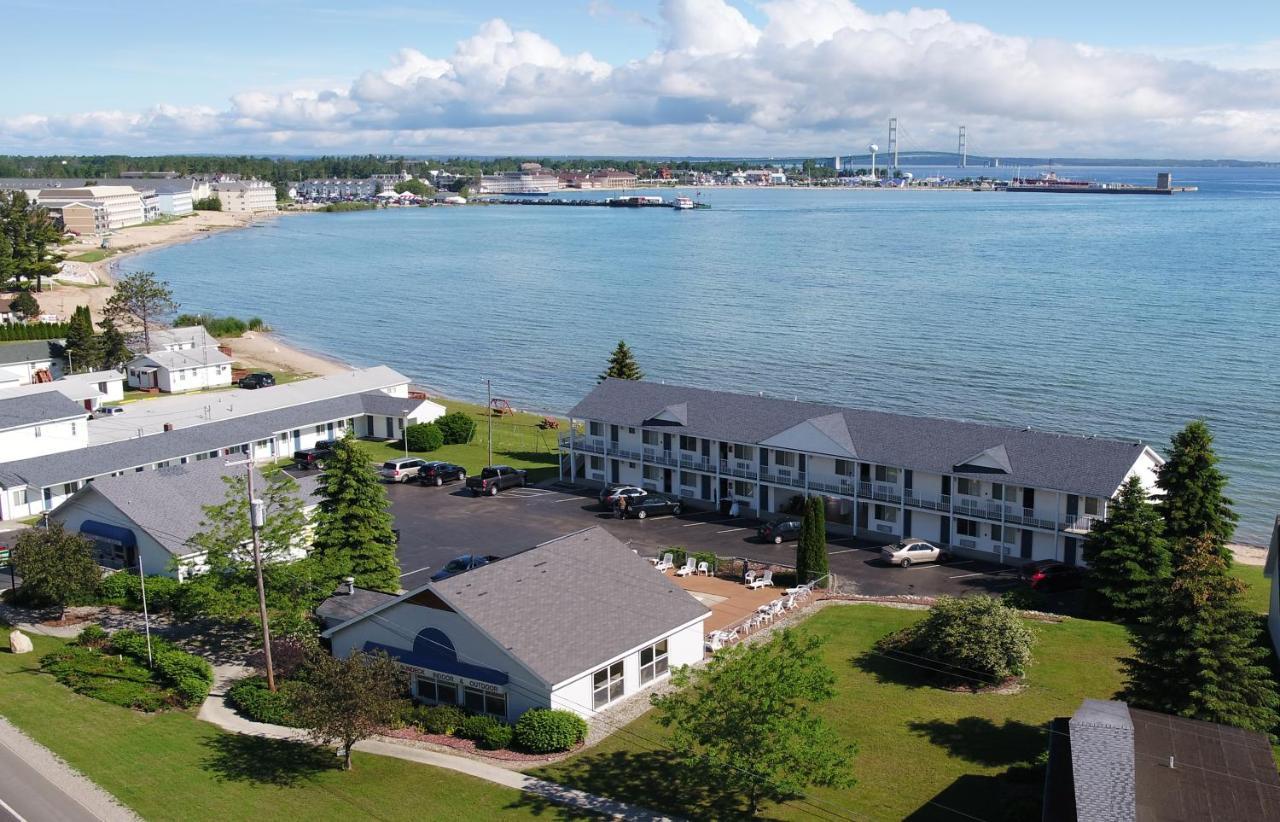 Sunrise Beach Motel Mackinaw Stadt Exterior foto